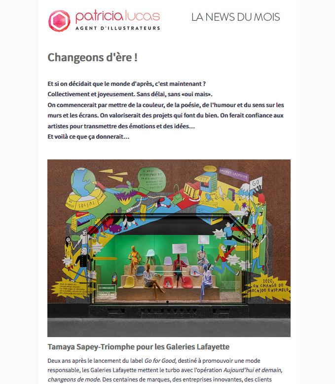 Agence Patricia Lucas - newsletter septembre 2020