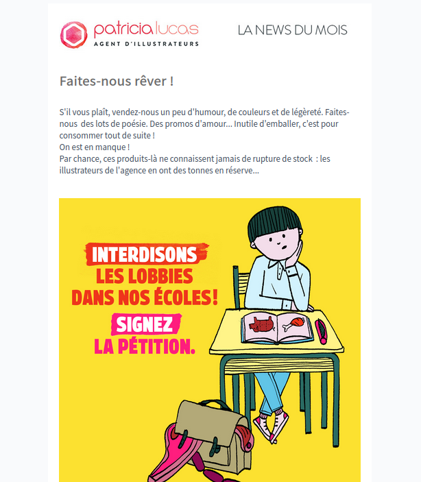 Agence Patricia Lucas - newsletter mars 2022
