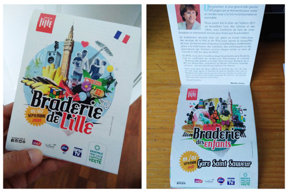 Affiche braderie de Lille © Raphaël Chantalat - Agence Patricia Lucas