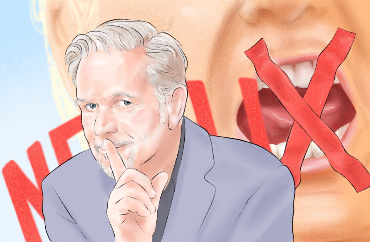 Reed Hastings par Cécile Alvarez pour La Croix
