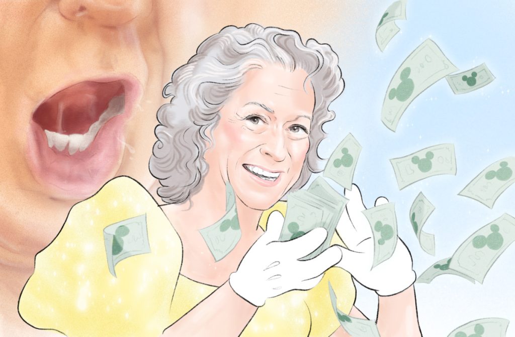 Abigail Disney par Cécile Alvarez pour La Croix