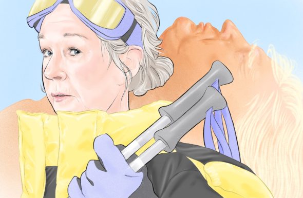 Susie Tompkins Buell par Cécile Alvarez pour La Croix