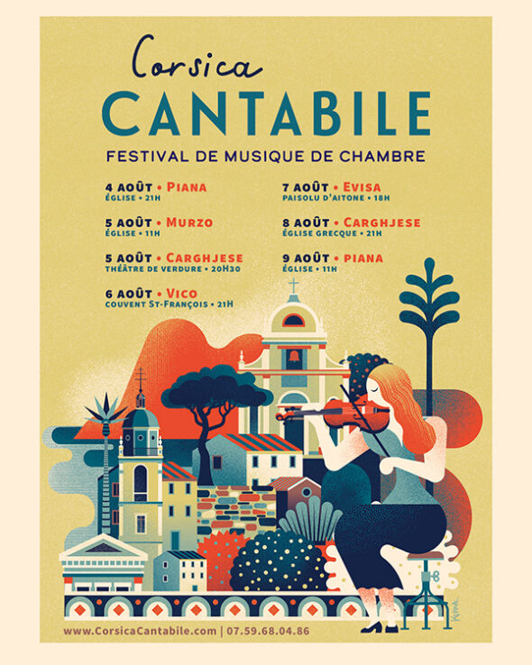 affiche du festival Corsica Cantabile 2026